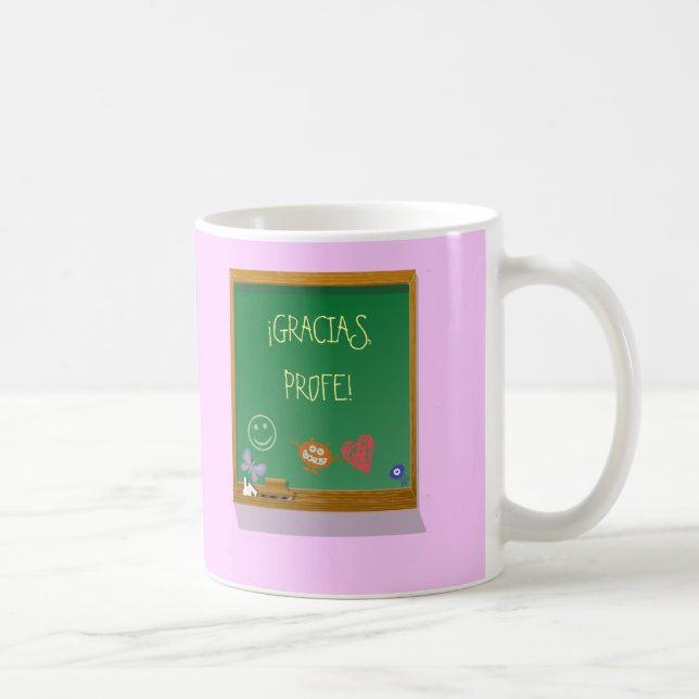Gift for professor personalizable. coffee mug (Right)