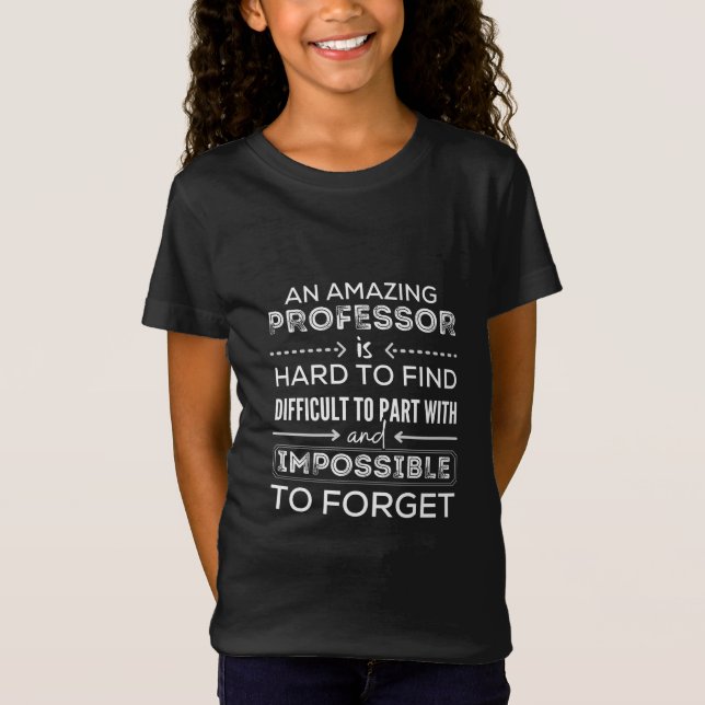 Gift For Professor, Professor Gift T-Shirt (Front)