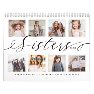 Gift for Sisters   Sisters Make the Best Friends Calendar