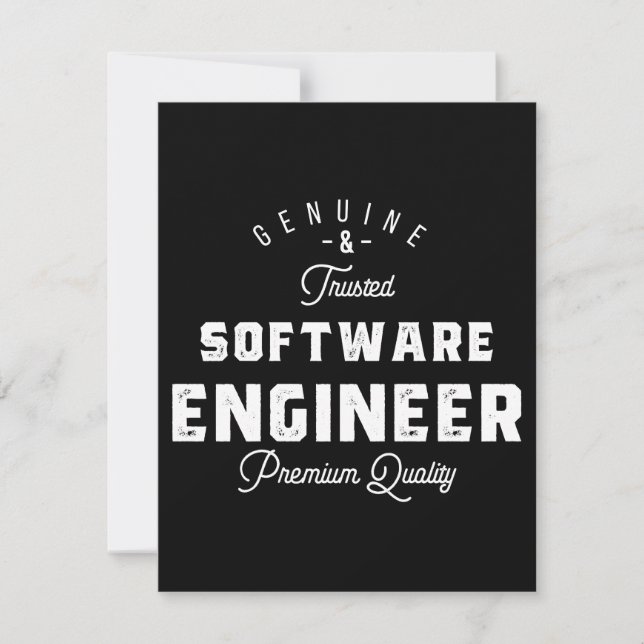 Gift for Software Engineer Save The Date (Front)