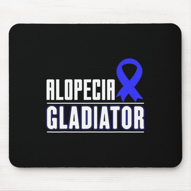 Gift for Spot Baldness Patients Alopecia Areata Aw Mouse Mat (Front)