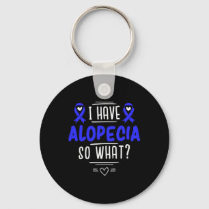 Gift for Spot Baldness Patients Hair Loss Key Ring