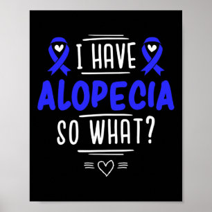 Gift for Spot Baldness Patients Hair Loss Poster