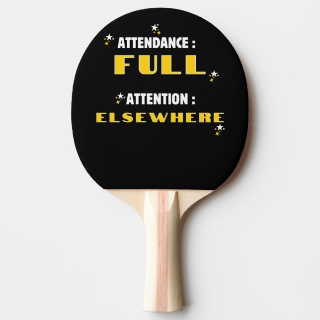  Gift for student| Back to school  Ping Pong Paddle (Front)