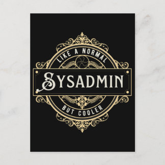 Gift for Sysadmin job - Sysadmin business  Postcard
