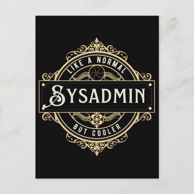 Gift for Sysadmin job - Sysadmin business  Postcard (Front)