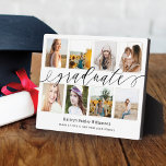 Gift For The Graduate | Graduation Photo Collage  Plaque<br><div class="desc">Give this beautiful personalised gift to your graduate that they will cherish forever. Special personalised graduation photo collage plaque to display your own special graduate photos and memories. Our design features a simple 8 photo collage grid design with "graduate" designed in a beautiful handwritten black script style. Each photo is...</div>