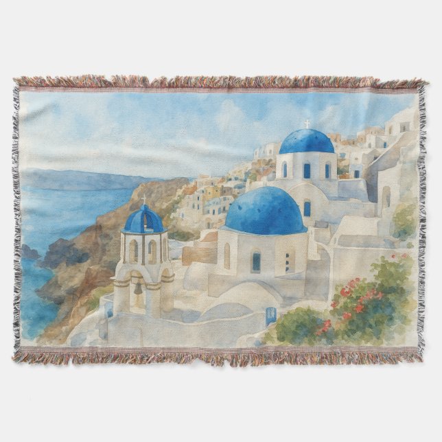 Gift for Traveler | Holiday Art | Home Decor Gift  Throw Blanket (Front)