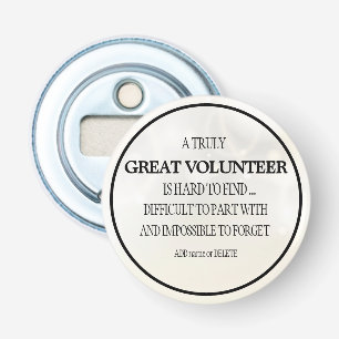 Gift for volunteer thank you appreciation gift bottle opener
