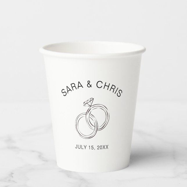 Gift For Wedding Party Custom Event Planning       Paper Cups (Front)