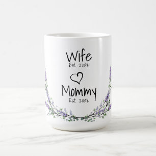 Gift for Wife gift for mummy purple lavender Coffee Mug