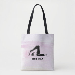 Gift for Yoga Pilates Lovers Personalised Tote Bag
