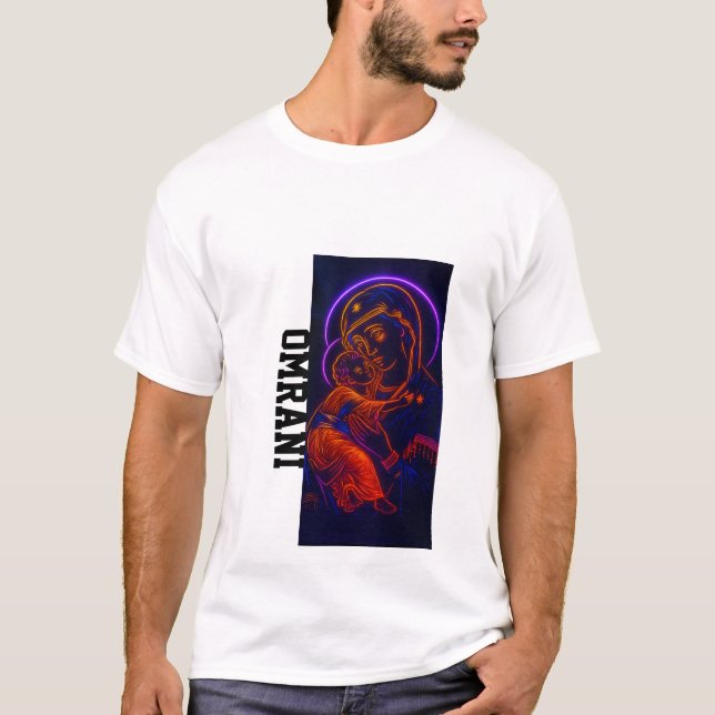 Gift from God – Blessed Mother Holding Child T-Sh T-Shirt (Front)