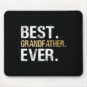 Gift From Granddaughter Grandson Best Grandfather  Mouse Mat