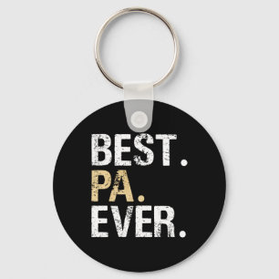 Gift From Granddaughter Grandson Best Pa Key Ring