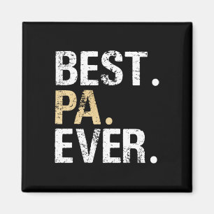 Gift From Granddaughter Grandson Best Pa  Magnet