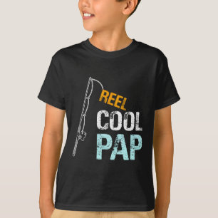 Gift From Granddaughter Grandson Reel Cool Pap T-Shirt