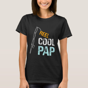 Gift From Granddaughter Grandson Reel Cool Pap T-Shirt