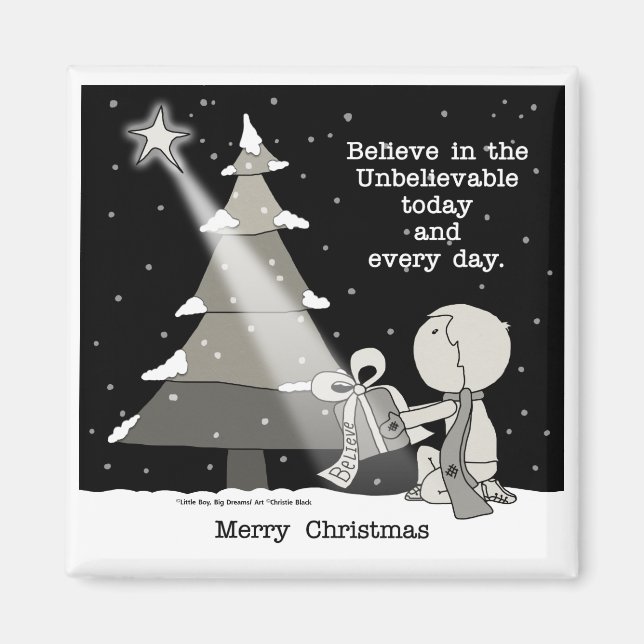 Gift Giver-Merry Christmas Magnet (Front)
