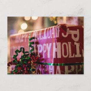 Gift Giving Holiday Postcard