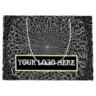 GIFT GOLDEN_ BLACK_SILVER LARGE GIFT BAG