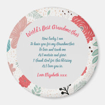 GIFT - Grandma Poems From Grandchildren - CUSTOM