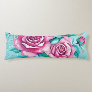Gift Her Gorgeous Floral Body Pillow & Personalise