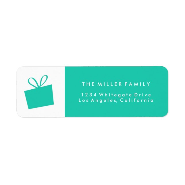 Gift Holiday/Christmas Address Label (Front)