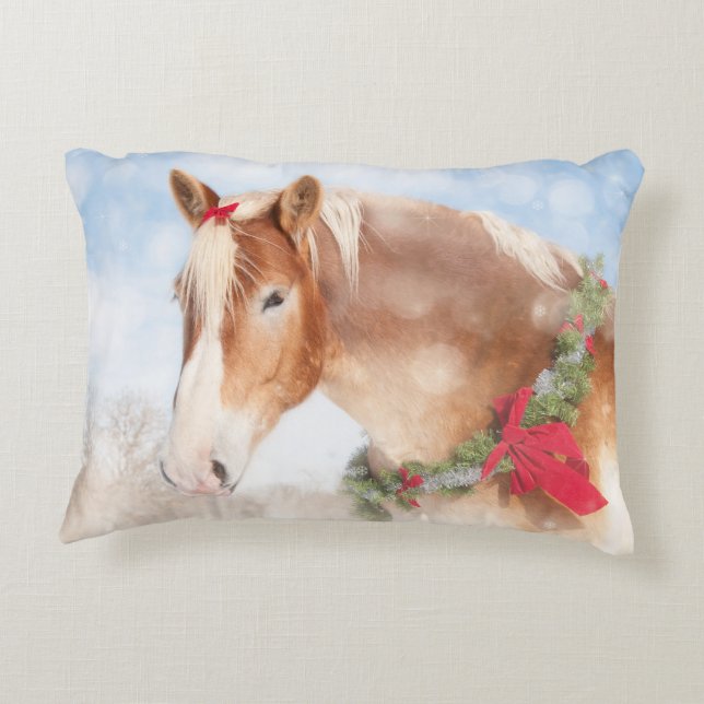 Gift Horse Decorative Cushion (Back)
