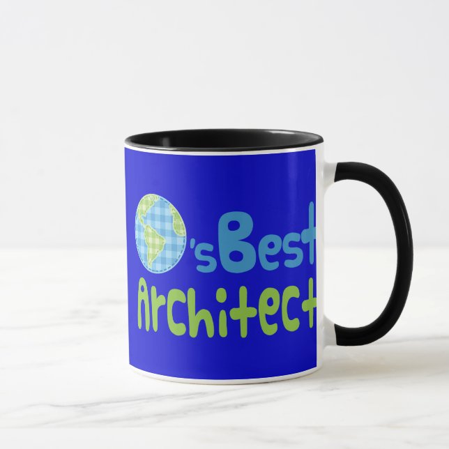 Gift Idea For Architect (Worlds Best) Mug (Right)