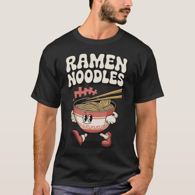 gift idea for Japan fans Ramen Noodles Asia T-Shirt (Front)