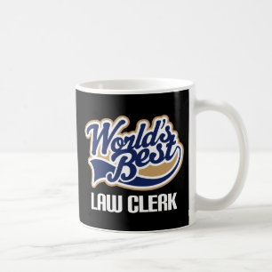 Gift Idea For Law Clerk (Worlds Best) Coffee Mug