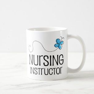 Gift Idea For Nursing Instructor (Butterfly) Coffee Mug