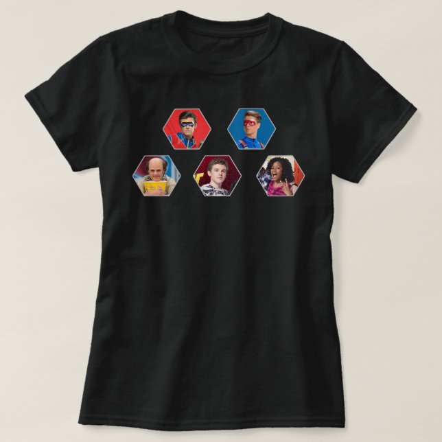 Gift Idea Henry Danger Hexagon Family Birthday Fam T-Shirt (Design Front)