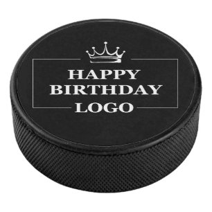 Gift Idea, Personalised Birthday Custom Template Hockey Puck