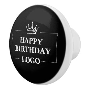 Gift Idea, Personalized Birthday Custom Template Ceramic Knob