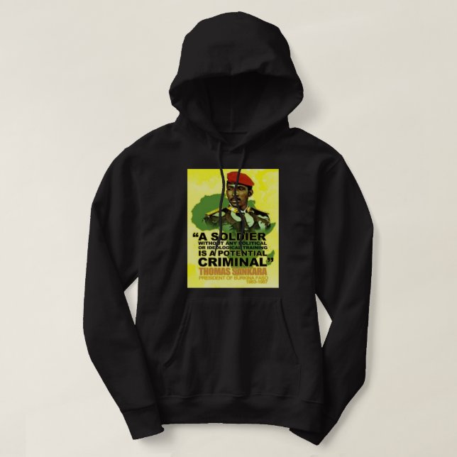 Gift Idea Thomas Revolutionary Sankara Funny Graph Hoodie (Design Front)