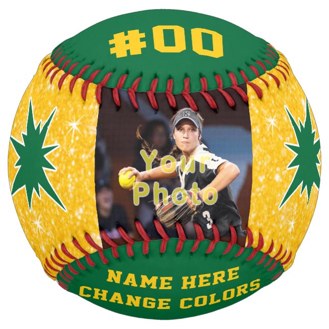 Gift Ideas for Senior Softball Players with Photo (Front)