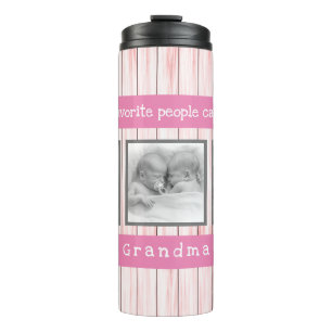 Gift Ideas Grandparents - Personalised Photo Thermal Tumbler