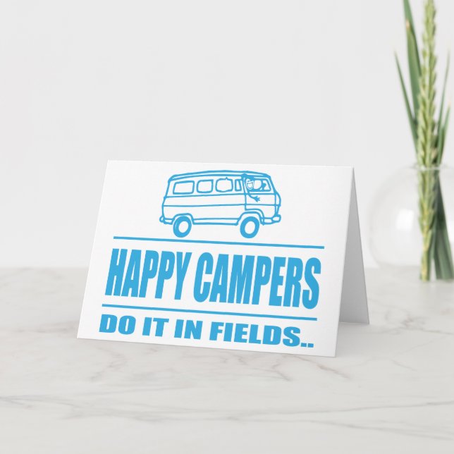 Gift Items For The Happy Inspired Camper Card (Front)