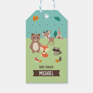 gift label Forest animals