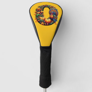 Gift letter o Thanksgiving style Golf Head Cover