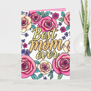 Gift Luxury Floral Modern Collection Card