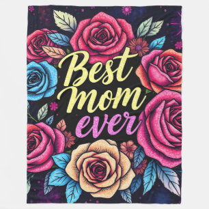 Gift Luxury Floral Popular Collection Fleece Blanket