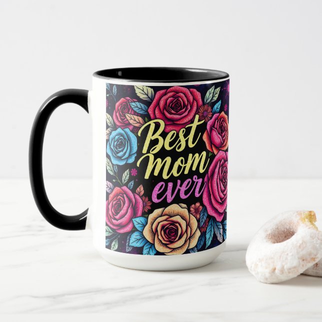 Gift Luxury Floral Popular Collection Mug (With Donut)