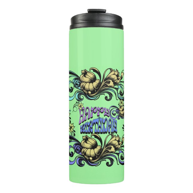GIFT MOM DAD, BIRTHDAY WIFE HUSBAND BOYFRIEND  THERMAL TUMBLER (Front)
