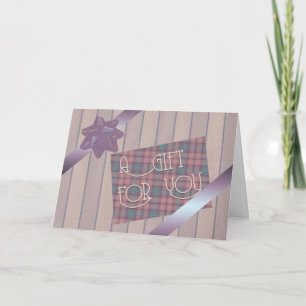 Gift Money Enclosure Card