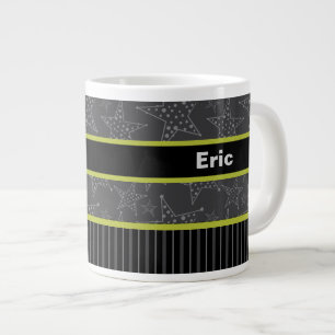 Gift Mug for Him, Personalised Name mug, Grey