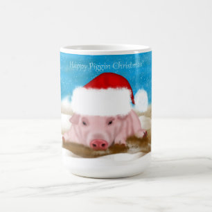 Gift Mug Happy Piggin Christmas - Holiday Pig Mug