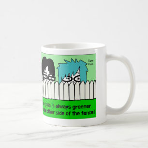 gift mug with fun Korean proverb